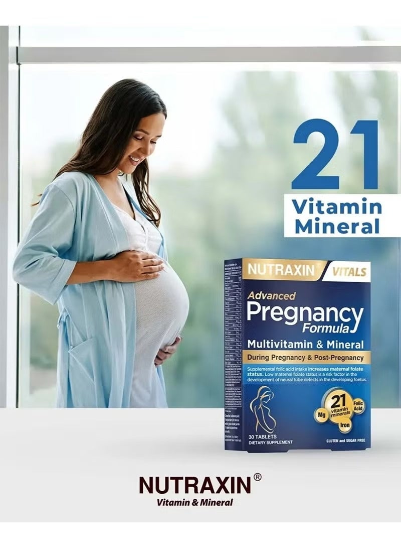 Nutraxin Pregnancy Formula: Essential 21 Vitamins Minerals for Mother & Baby - Image 4